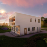 Deepblue Smarthouse Prefab Light Steel Frame House with 4 Bedrooms