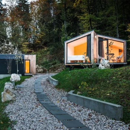 Deepblue Smarthouse Prefabricated Light Steel Prefab Modular House for Holiday