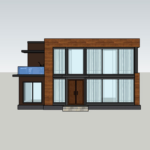 Double Storey Villa/Prefabricated/ Light Gauge Steel Morden Home with light Steel Frame