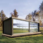 Easy Assemble Garden Studio Prefabricated Houses Steel Frame House Kit Sunny House