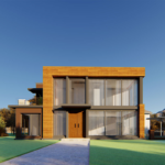 Eco-Friendly House Build with USA Standard Light Steel Prefab Villa Fast Installation