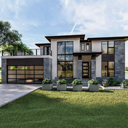 Eco-Friendly Prefab Homes Luxury Prefabricated Wooden House Luxury Steel Frame