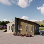 EU/Au/Us Light Steel Frame Prefab Houses Modular Home Kits 1 Story Villas