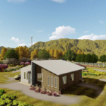 EU/Au/Us Light Steel Frame Prefab Houses Modular Home Kits 1 Story Villas