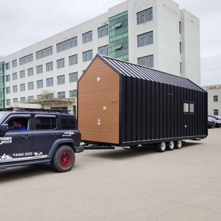 EU/Au/USA Prefabricated Modular House Tiny House on Wheels Fully Finished