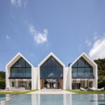 EU Standard Deepblue Smarthouse 2-Story Forest House Light Steel Structure