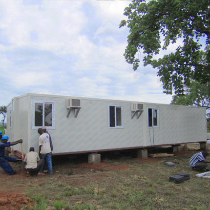 European Standard Light Steel Frame Prefabricated Building Foldable Lotus House Time Saving