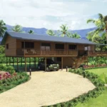European Standard Light Steel Frame Prefabricated Houses Wooden Home Beach Bungalows