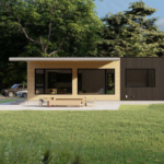 European Standard Light Steel Frame System Prefabricated Building Bungalows Garden Studio