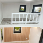 European Standard Mini Modular Homes Prefabricated Mobile Tiny House on Wheels