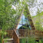 Europen Standard Light Gauge Steel a Frame Modern Design Holiday Cabin