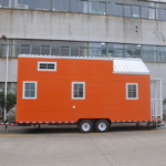 Exclusive Light Steel Structure Modern Prefab Tiny House on Wheels - Ready for Shipping Caravan
