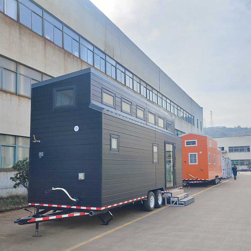 Exclusive Light Steel Structure Modern Prefab Tiny House on Wheels - Ready for Shipping Carava Exclusive Light Steel Structure Modern Prefab Tiny House on Wheels - Ready for Shipping Carava