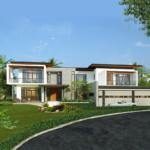 Furnished Light Steel Structure Prefabricated Prefabricated House Luxury Villa Two Story