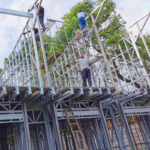 Gable Frame Metal Building Prefabricated House Industrial Steel Structure Luxury Villas