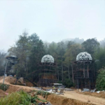 Glamping Luxury Dome Tiny House Prefabricated Houses Outdoor Dome Tent House