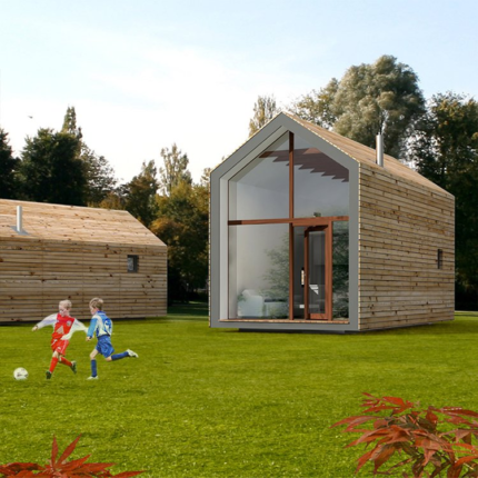 High Performance Prefabricated House with Light Steel Frame Modular Homes