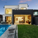 High Quality Latest Light Steel Structure Frame Modular Prefabricated House with Pool Villa