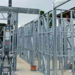 High Quality Latest Light Steel Structure Frame Modular Prefabricated House with Pool Villa
