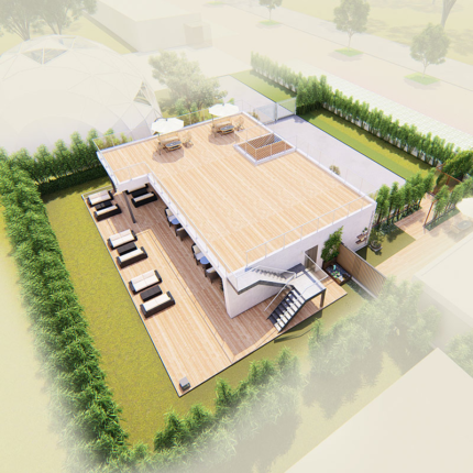 High Quality Prefab Light Steel Frame Prefabricated Wooden Bungalow for Rent