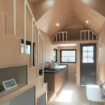 High-Quality Prefab Tiny House on Trailer-Grid Living