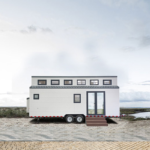 House Light Steel Modular Prefabricated House Tiny Home on Wheels with 2 Bedrooms