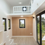 House Light Steel Modular Prefabricated House Tiny Home on Wheels with 2 Bedrooms