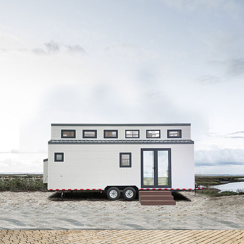 House Light Steel Modular Prefabricated House Tiny Home on Wheels with 2 Bedrooms House Light Steel Modular Prefabricated House Tiny Home on Wheels with 2 Bedrooms