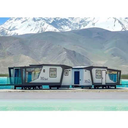House Prefabricated House Light Steel Frame Tiny House on Wheels for Rent