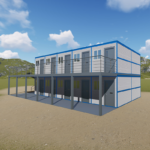 Installed Quickly Moved Conveniently Cheap Container House Prefabricated House