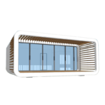 Light Gauge Steel Prefabricated Holiday Camping House Apple Cabin Garden Studio