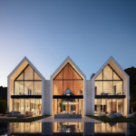 Light Steel Frame Deepblue Smarthouse Prefab Home Forest House