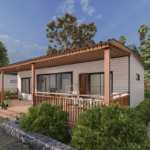 Light Steel Frame Prefabricated Foldable House American Standard Granny Flat/Adu