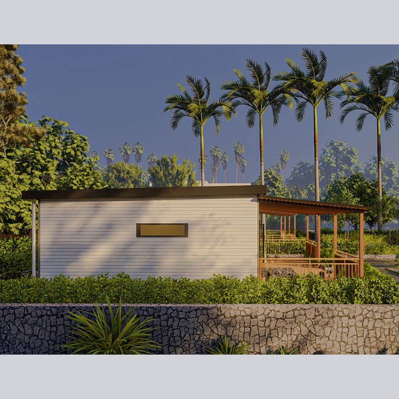 Light Steel Frame Prefabricated Foldable House Low Cost Fast Construction Granny Falt