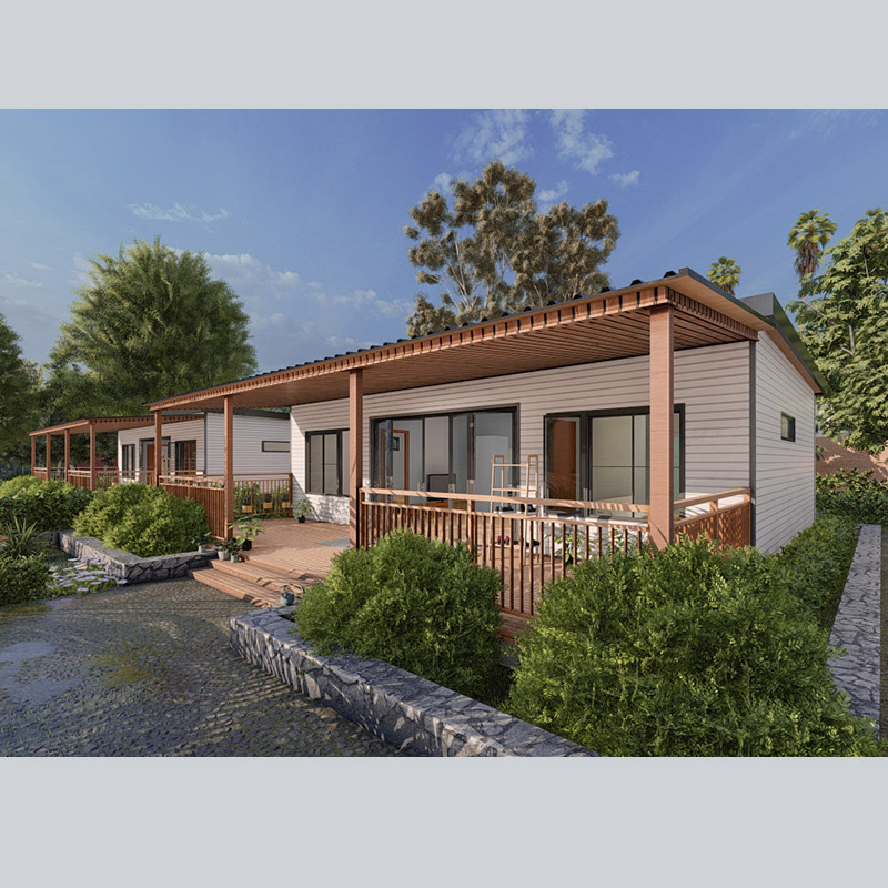 Light Steel Frame Prefabricated Foldable House Low Cost Fast Construction Granny Falt