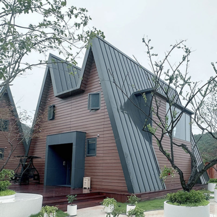 Light Steel Frame Prefabricated House Kits Container Office Modular House for Holiday