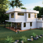 Light Steel Frame Prefabricated House Luxury Villa Built with Au/USA/CE Standards Steel-Structure