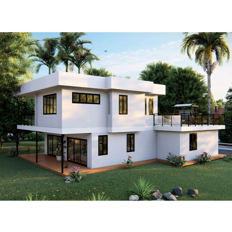 Light Steel Frame Prefabricated House Luxury Villa Built with Au/USA/CE Standards Steel-Structure Light Steel Frame Prefabricated House Luxury Villa Built with Au/USA/CE Standards Steel-Structure