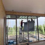 Light Steel Frame Prefabricated House Wooden Bungalow Office American Standard