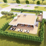 Light Steel Frame Prefabricated House Wooden Bungalows Office North American Standard