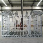 Light Steel Frame Prefabricated Houses Cabin Garden Studio Cyclone Resist Sunroom