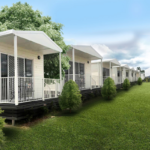 Light Steel Frame Prefabricated Houses Expandable Container House Folding Modular Home