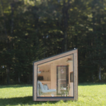 Light Steel Frame Prefabricated Modern Cabin Bungalow House for Camping