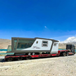 Light Steel Frame Structure Prefabricated Tiny House on Wheels Glacier Hotel Unit