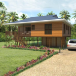 Light Steel Framing Wooden Bungalow Prefabricated Houses Beach Bungalows