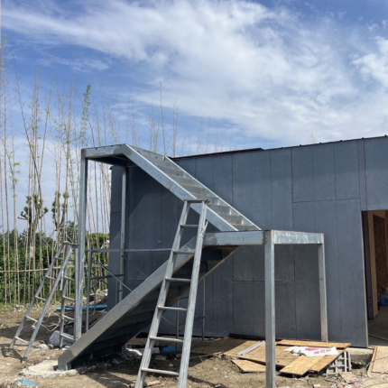 Light Steel Prefab House Eco-Friendly Office Fast Installation Build with CE Standard