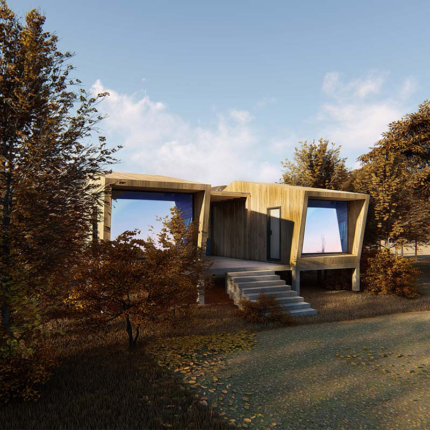 Light Steel Prefab House Holiday House Downey Built with Au Standard