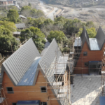 Light Steel Prefab House Wooden Bungalows Holiday House Hotel Suite Eco-Friendly