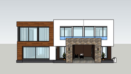 Light Steel Prefab Villa 7 Bedrooms 7 Bath Villa Fast Installation Convenient House