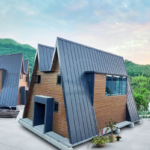 Light Steel Prefabricated Hotel Wooden Bungalows Built with AS/NZS Standard a House